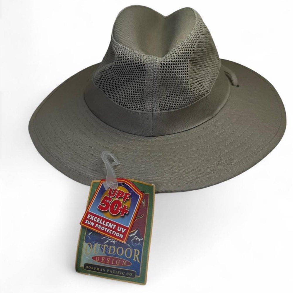 NWT - DPC Mens Hat Outdoors Solarweave Treated Cotton XL UV Protection Camel/Tan - Picture 4 of 6